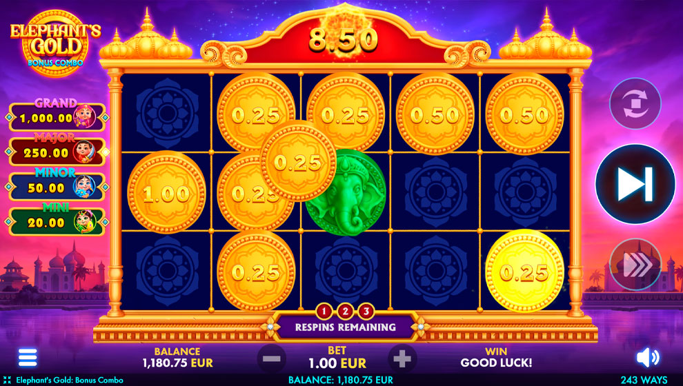 Elephant’s Gold: Bonus Combo Gameplay