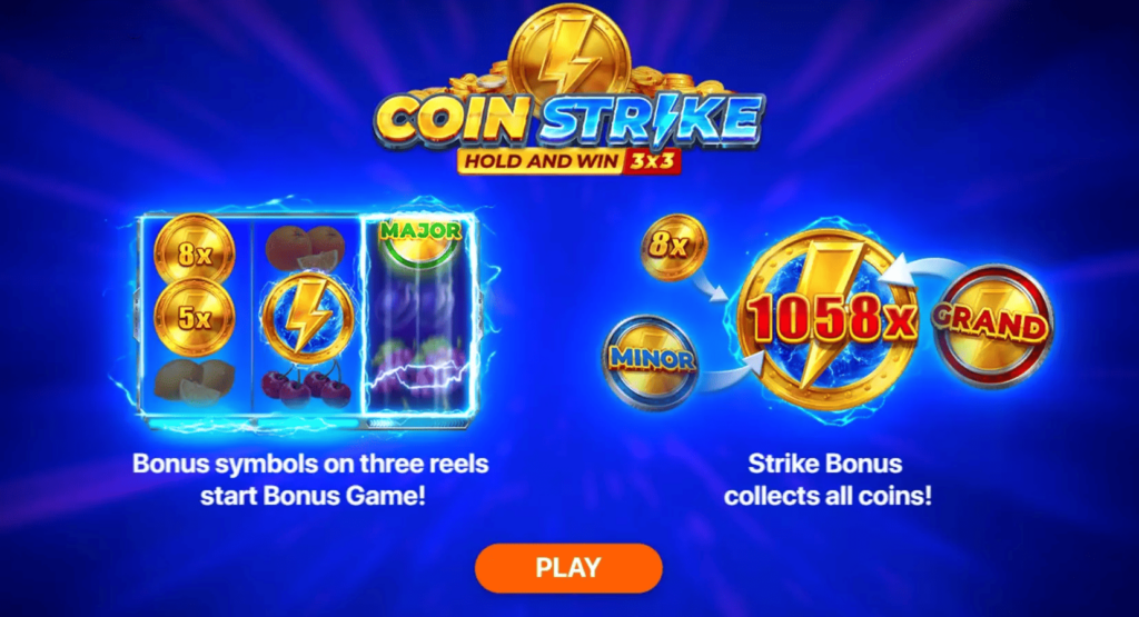 Review Coin Strike: Hold and Win from playson at 1Red Casino
