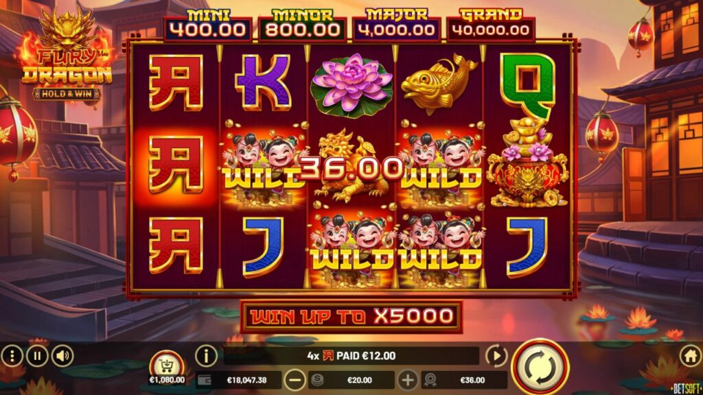 Fury Dragon - Hold & Win Gameplay 1Red Casino