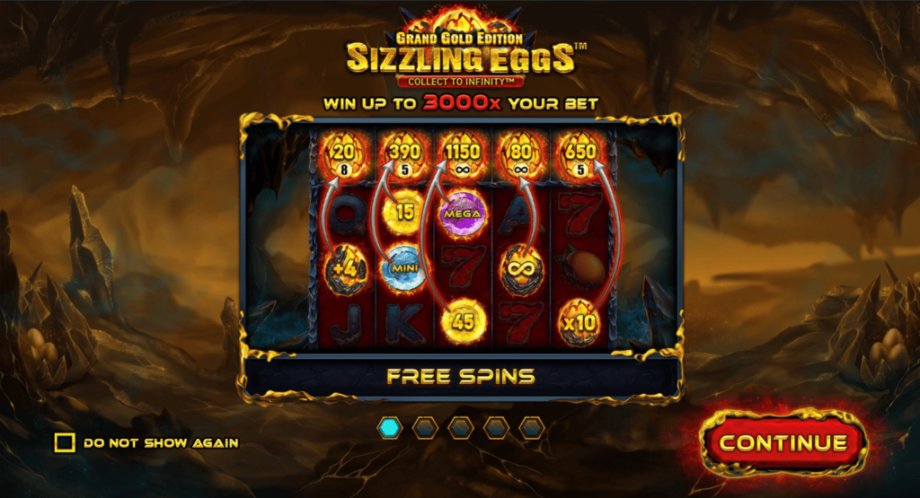 Sizzling Eggs Grand Gold Edition Gameplay Loki Casino