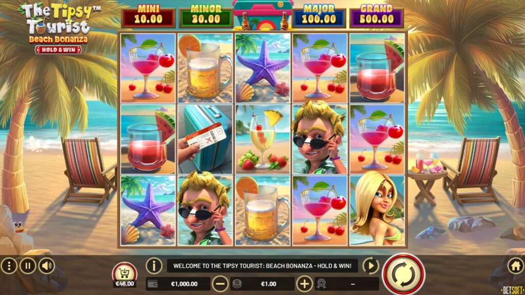 The Tipsy Tourist: Beach Bonanza - Hold & Win Spielverlauf 1 Red Casino