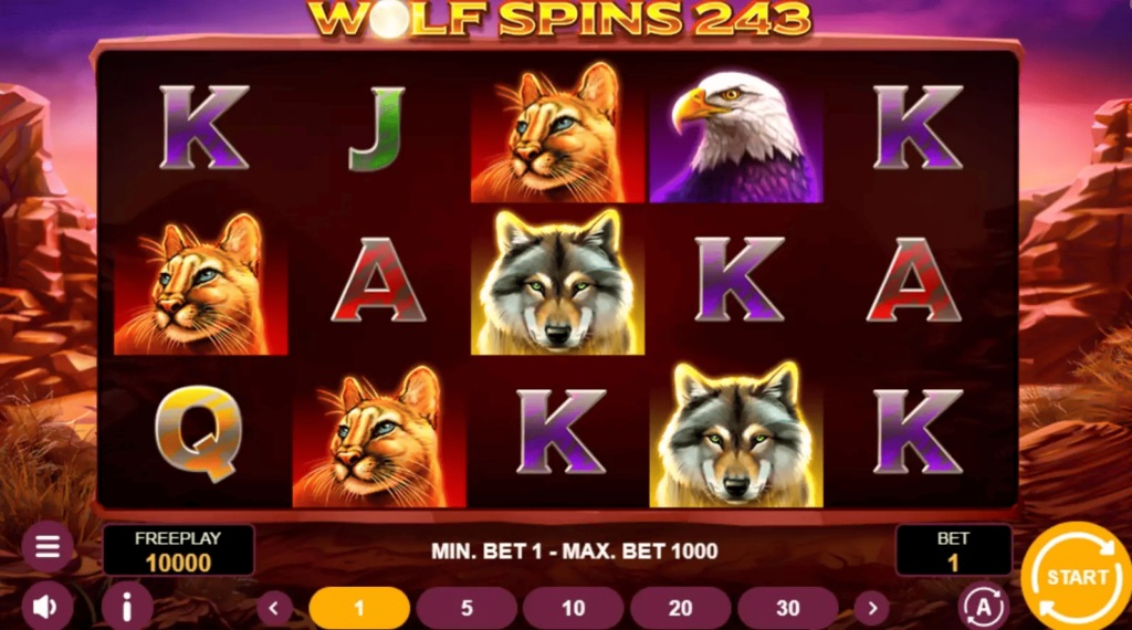 Wolf Spins 243 Gameplay Loki Casino
