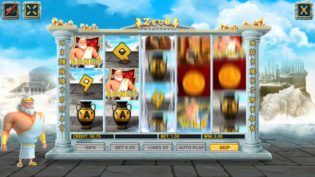 Zeus Treasures Spielverlauf Neospin Casino