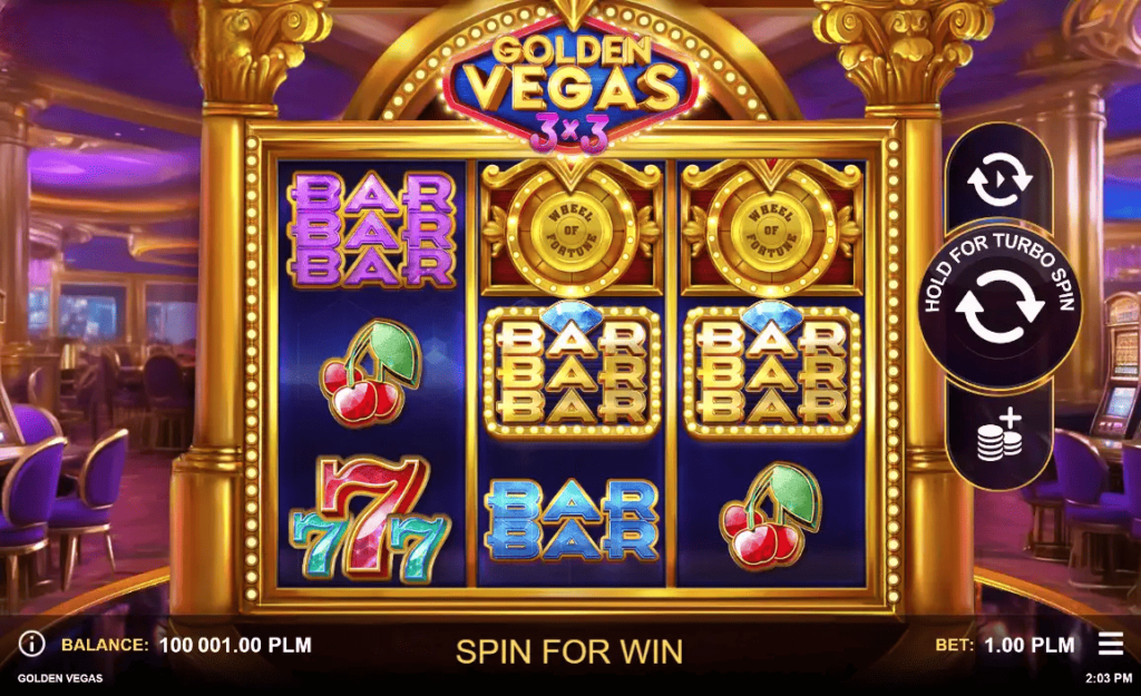 Golden Vegas 3x3 Spielverlauf 1Red Casino