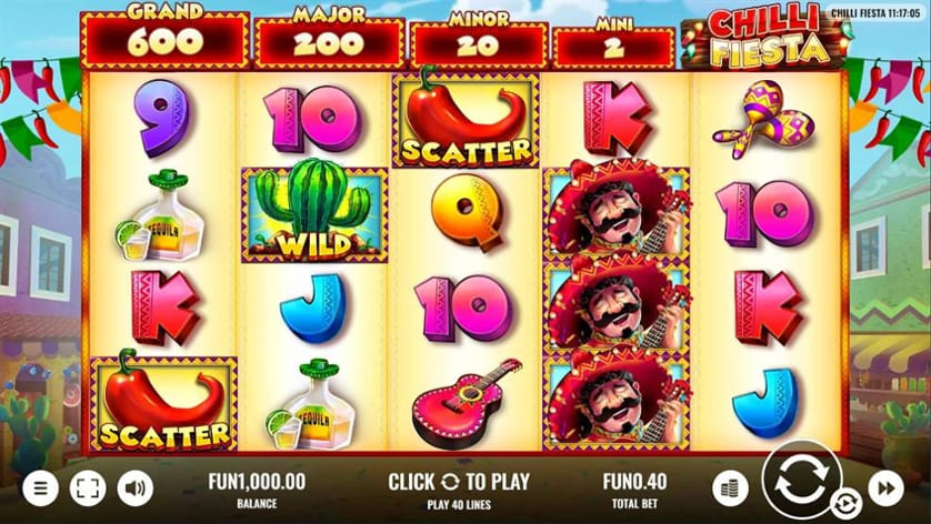 Chilli Fiesta Gameplay 1Red Casino