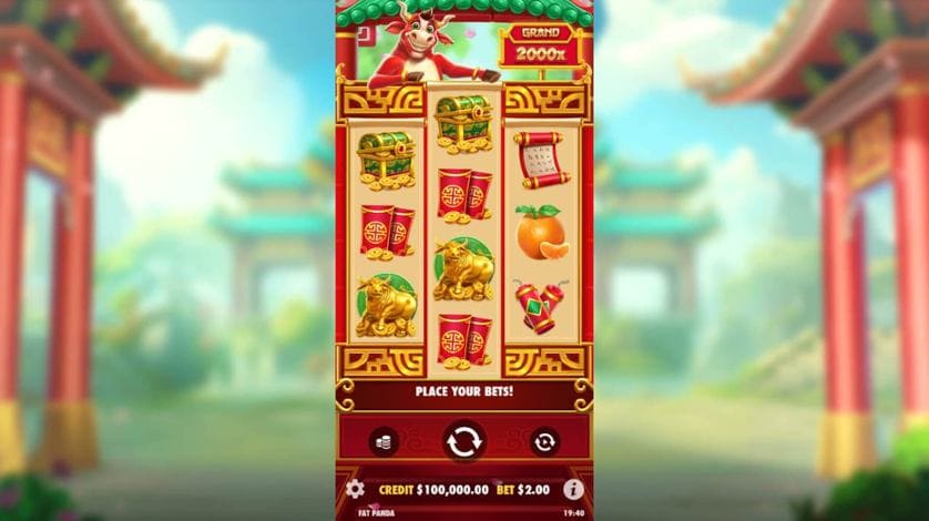 Spielverlauf von Lucky Ox bei Spinch Casino