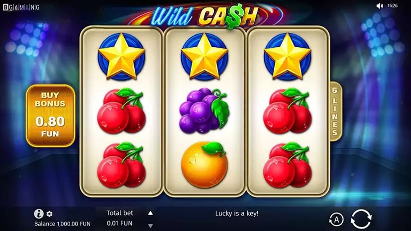 Wild Cash Gameplay 1Red Casino
