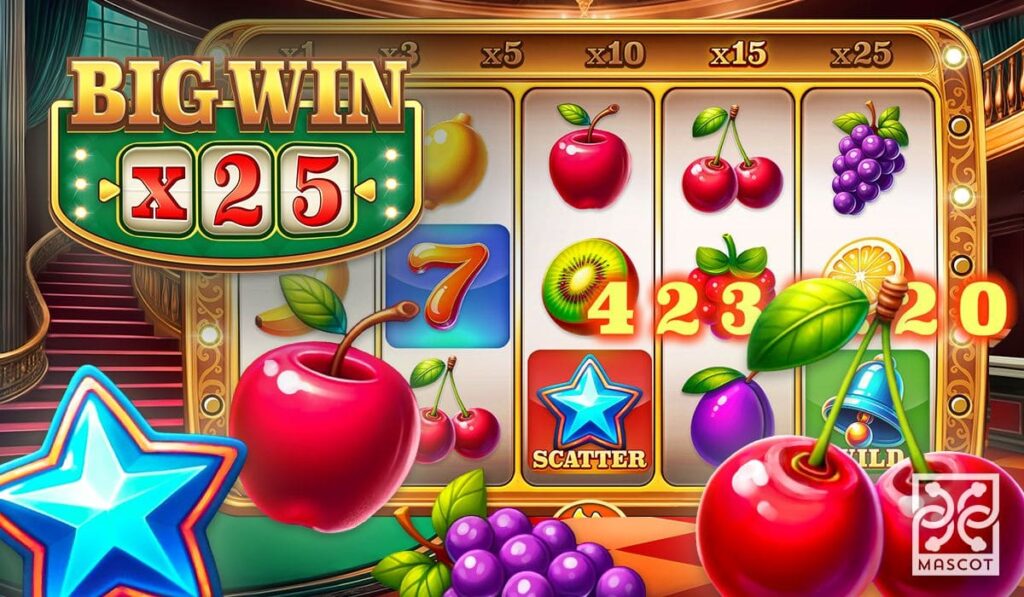 Over Big Win x25 door mascot bij 1Red Casino