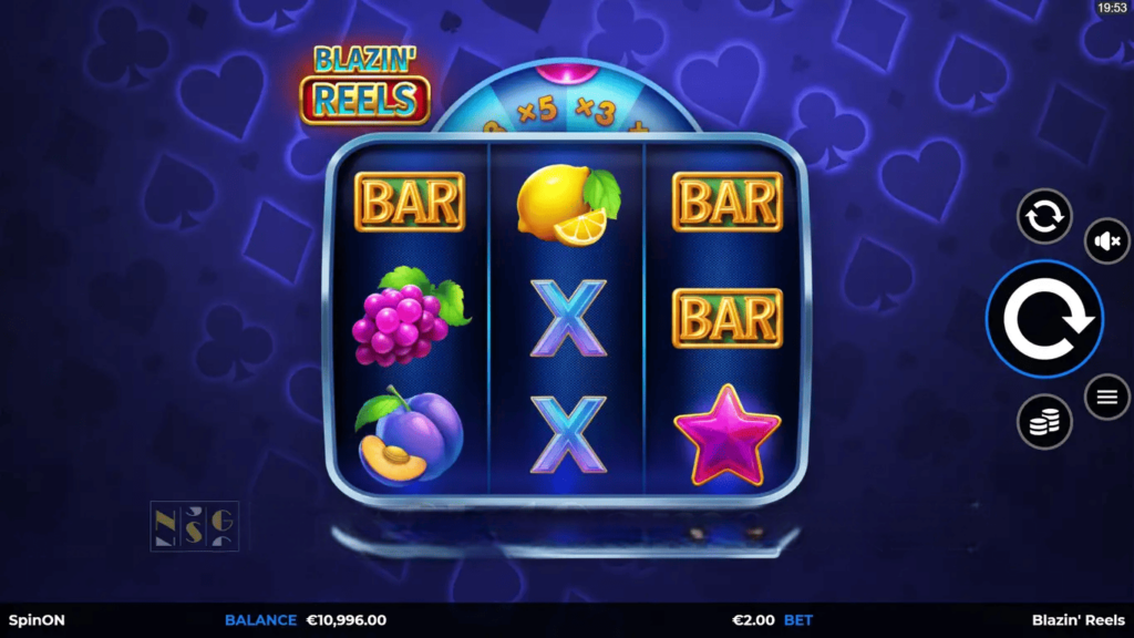 Blazin' Reels Spielverlauf in Loki Casino