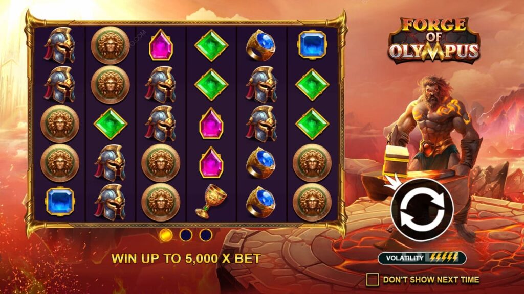 Forge of Olympus Gameplay Infinity Casino