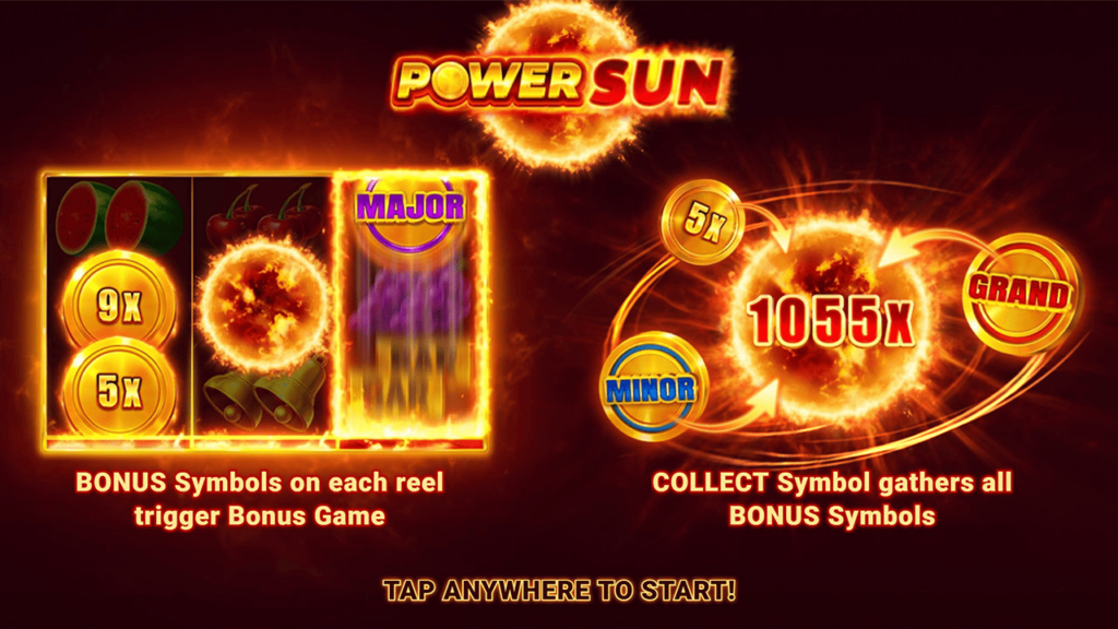 Power Sun slot review by 3oaks at Infinity Casino