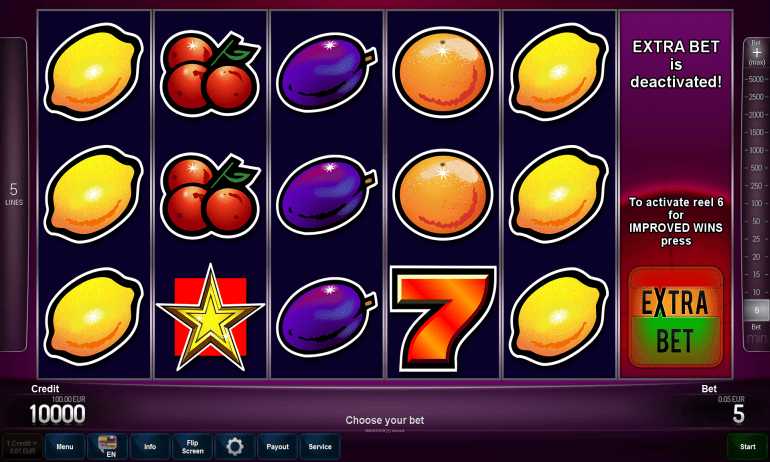 Sizzling Hot 6 Extra Gold Spielverlauf Infinity Casino